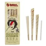 G Rollz Banksy Graffiti Lizzie Stardust Unbleached Pre Rolled KS 20er Pack
