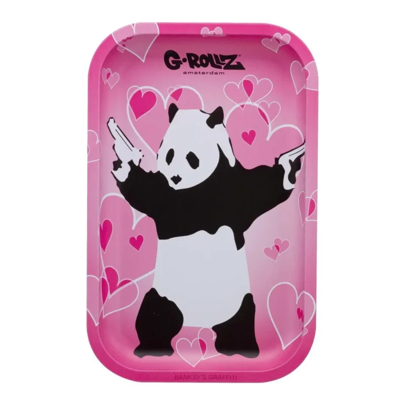 G Rollz Banksys Graffiti Panda Gunnin Medium Tray 17.5 x 27.5 cm G Rollz Banksys Graffiti Panda Gunnin Medium Tray 17.5 x 27.5 cm