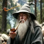 Gandalfpfeife mittel amber 30cm 2 1