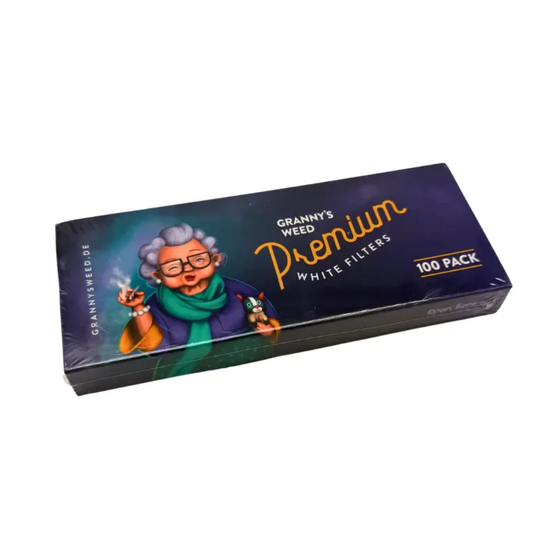 Grannys Weed Aktivkohlefilter Premium 7mm weiß vegan, 100 Stück Grannys Weed Aktivkohlefilter Premium 7mm weiß vegan, 100 Stück
