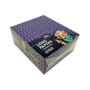 Grannys Weed Longpapers mit Filtertips Kingsize Slim, eine Box mit 24 Packungen