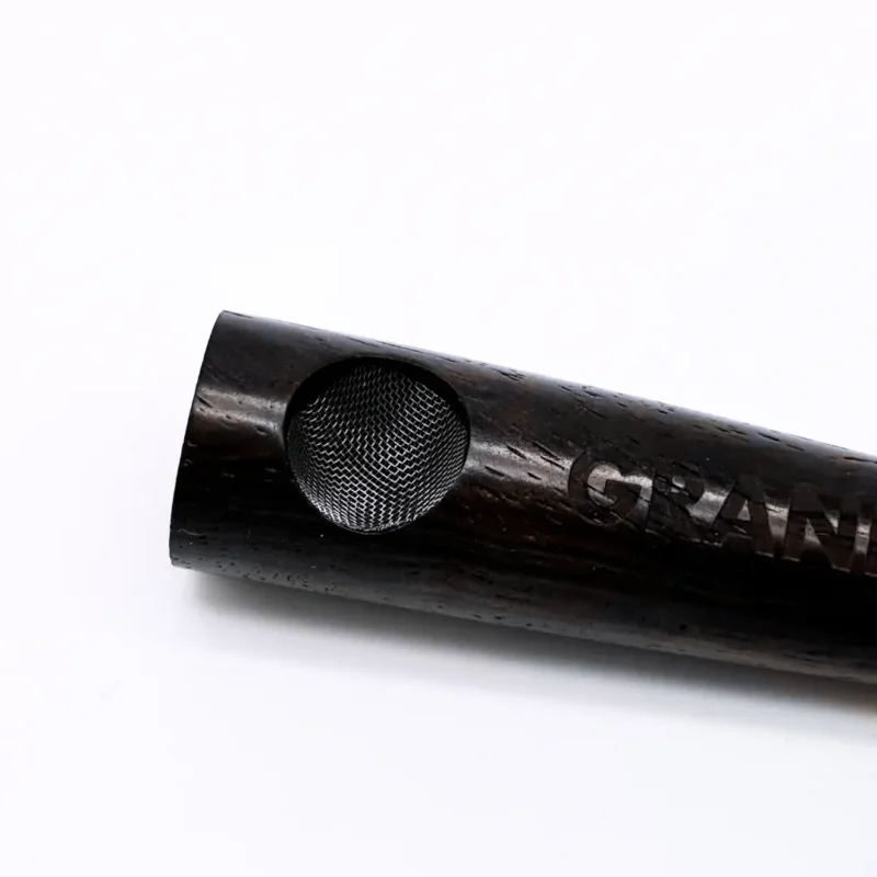Grannys Weed Premium Holzpfeife mit 9mm Aktivkohlefilter Purpfeife 5