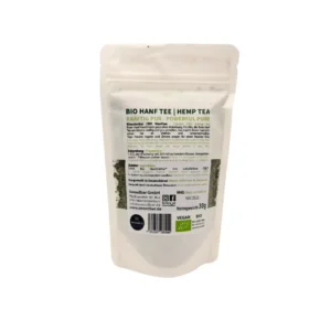 Sweedbar CBD Sweed Hemp Hanf Tee vegan hinten