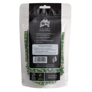 Kailar Aktivkohlefilter Cellulose Slim 6mm Grün (250 Stück)