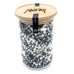 Kailar Aktivkohlefilter Cellulose Slim 6mm Mixed im Glas – 500 Stück