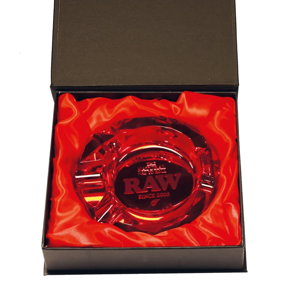 RAW Ruby Red Glas Aschenbecher – Bild 2