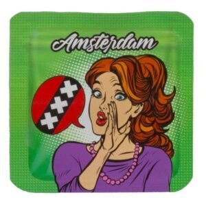 Amsterdam geruchssichere Mylar Bags 64x64mm – 50 Stück