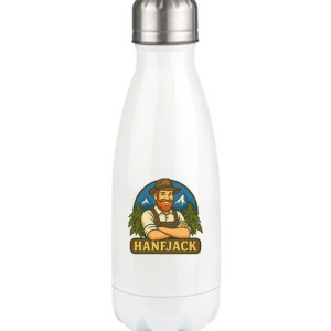 Hanfjack Logo – Thermoflasche 350ml