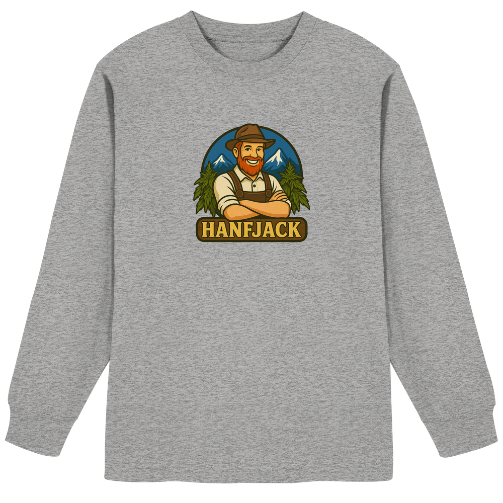 Hanfjack Logo - Organic Heavy Oversized Longsleeve T-Shirt – Bild 2
