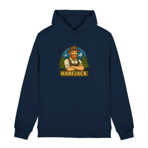 Hanfjack Logo – Organic Hoodie B&C