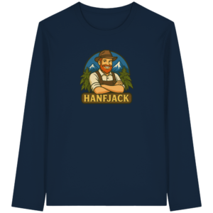 Hanfjack Logo – Organic Longsleeve T-Shirt