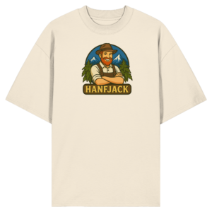 Hanfjack Logo – Organic Oversize Shirt