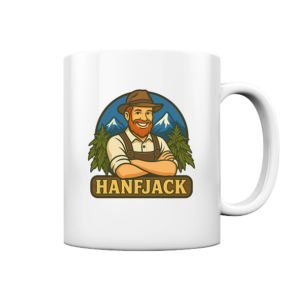 Hanfjack Logo - Tasse glossy
