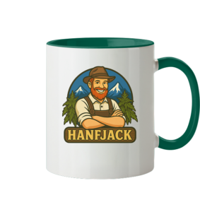 Hanfjack Logo - Tasse zweifarbig