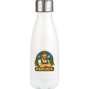 Hanfjack Logo – Thermoflasche 350ml