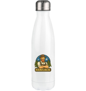 Hanfjack Logo - Thermoflasche 500ml