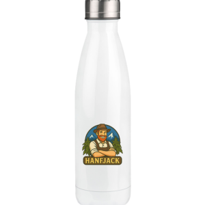 Hanfjack Logo – Thermoflasche 500ml