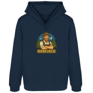 Hanfjack Logo – Womens Organic Hoodie B&C