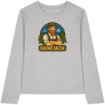 Hanfjack Logo - Womens Organic Longsleeve T-Shirt