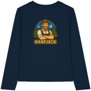 Hanfjack Logo – Womens Organic Longsleeve T-Shirt