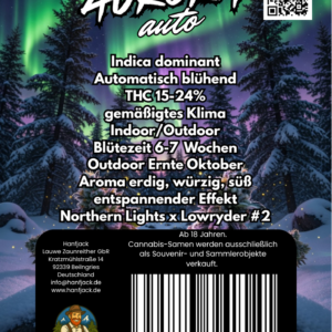Hanfjack Seeds Aurora Auto – 3 Seeds