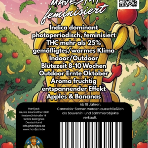 Hanfjack Seeds Ihre fruchtige Majestät – 3 Seeds