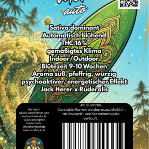 Hanfjack Seeds Jack Auto – 3 Seeds