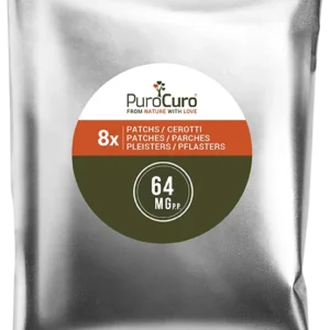 PuroCuro Hanf-CBD-Pflaster, 2048 mg Hanfextrakt, 32 Stk