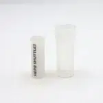 Herb Shuttles Glas-Tip Spiral 10mm Milky White