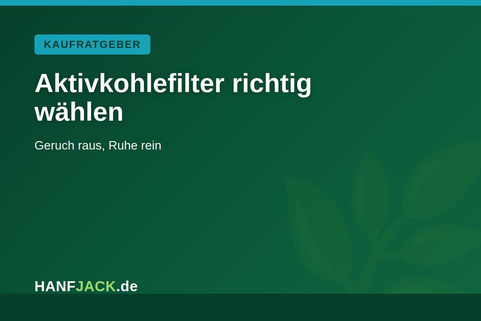Du betrachtest gerade Aktivkohlefilter richtig wählen für den Grow