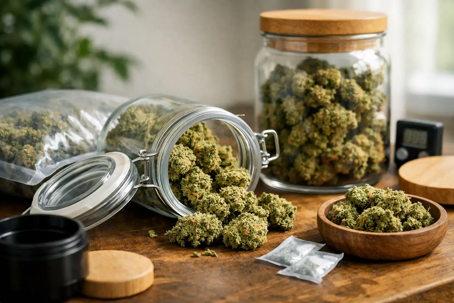 Du betrachtest gerade CBD Blüten richtig lagern ohne Aromaverlust