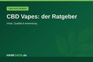 Mehr über den Artikel erfahren CBD Vapes: Was steckt drin & worauf achten?