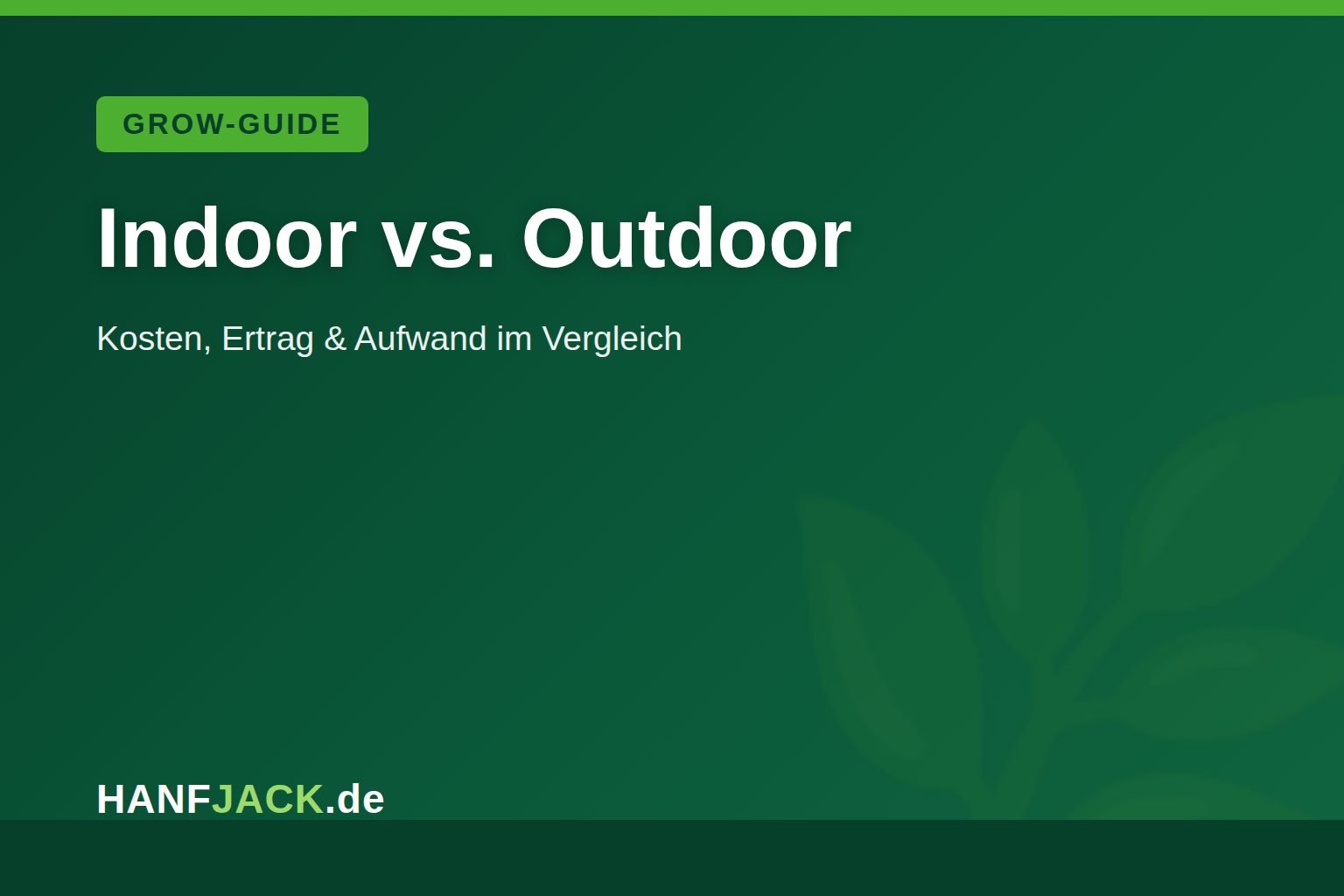 Du betrachtest gerade Indoor vs. Outdoor-Anbau: Was lohnt sich?