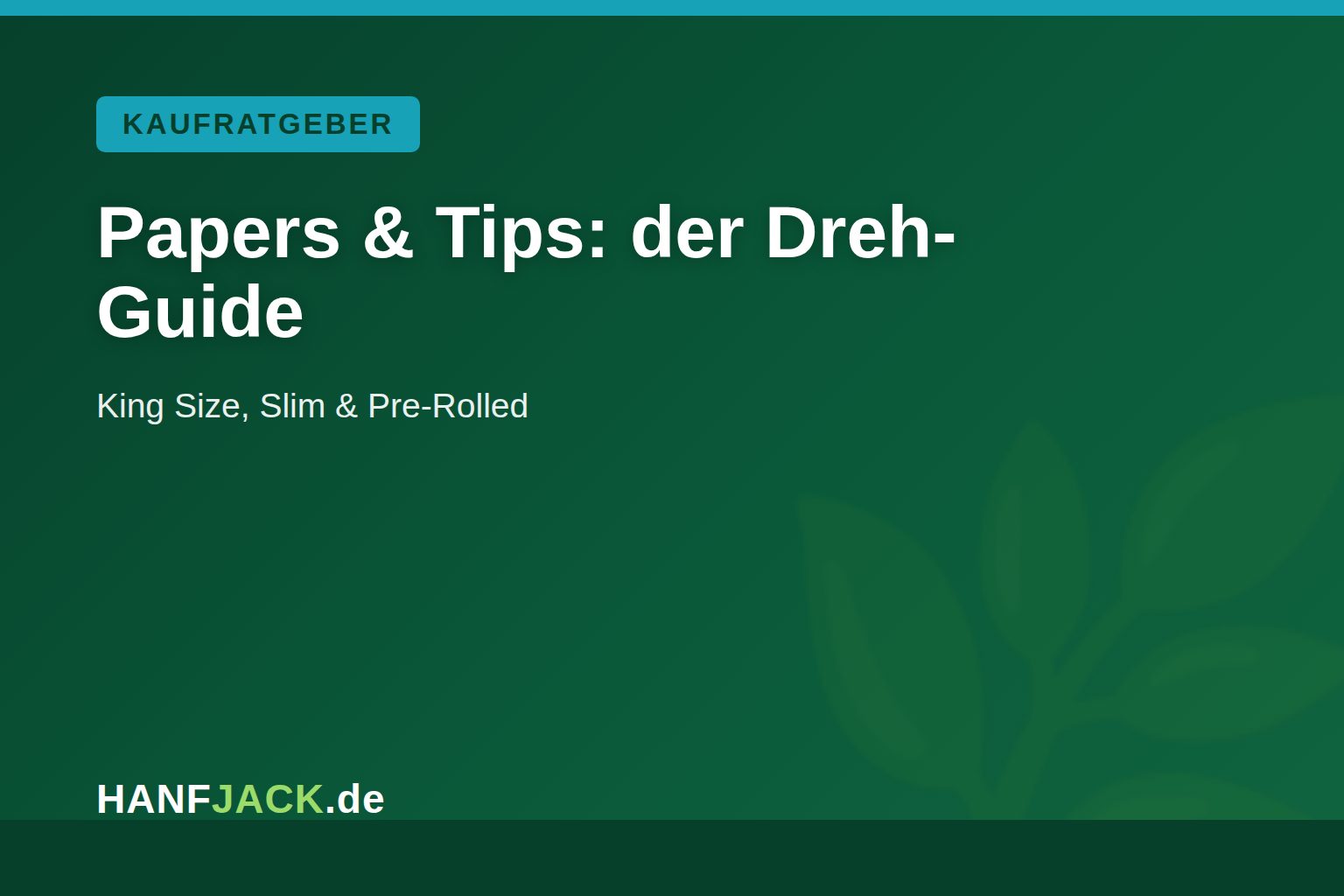 Du betrachtest gerade Papers, Tips & Pre-Rolled: Der Dreh-Guide