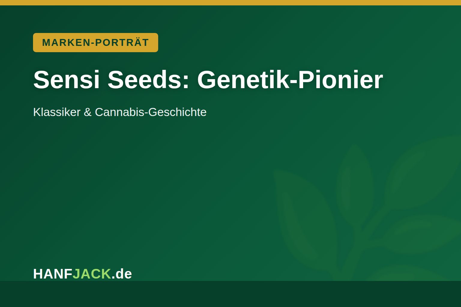 Du betrachtest gerade Sensi Seeds: Genetik-Pionier im Porträt