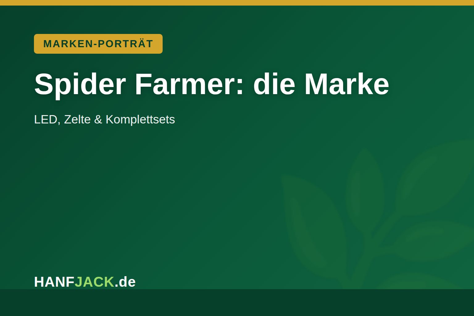 Du betrachtest gerade Spider Farmer: LED & Grow-Equipment der Marke