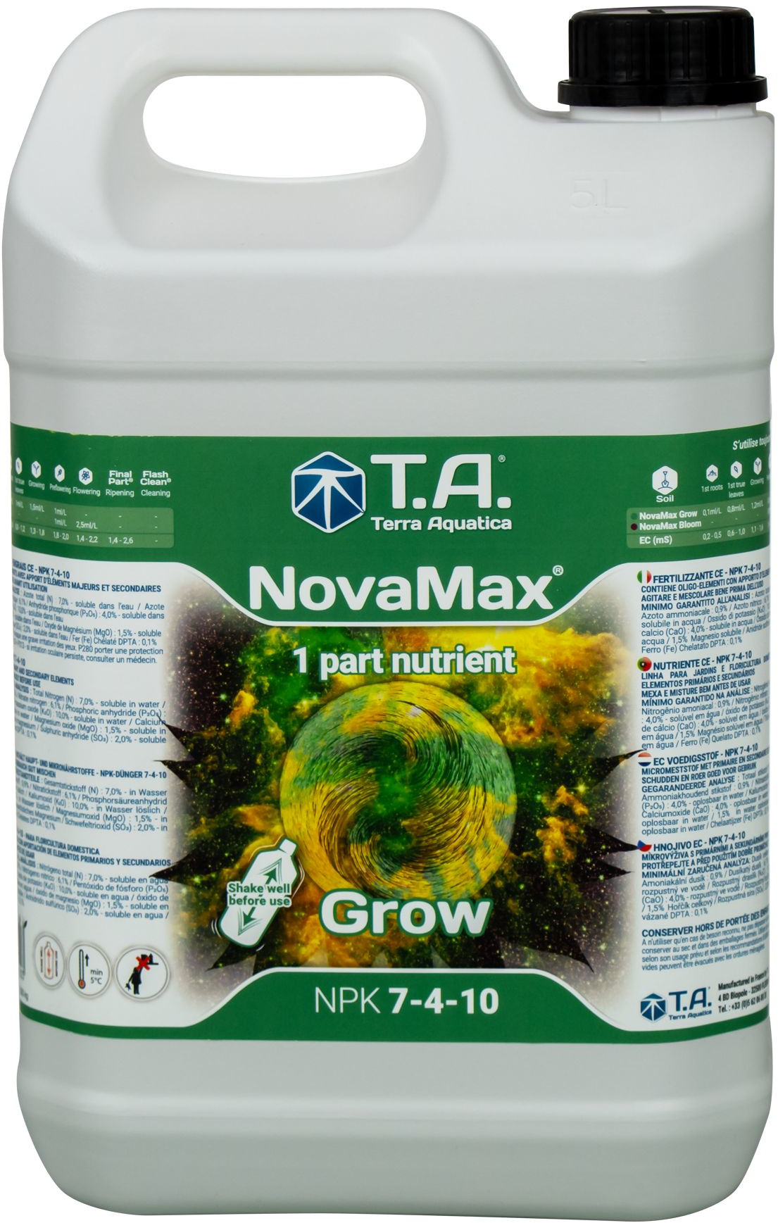 Terra Aquatica NovaMax Grow 5 Liter