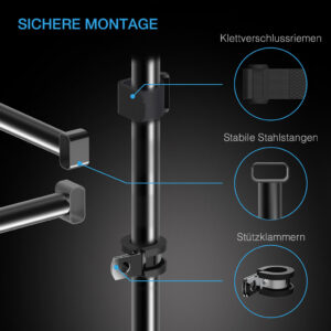 AC Infinity Zeltstangen 60cm x 60cm