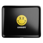Goody Glass Big Face Rolling Tray – Schwarz, Large