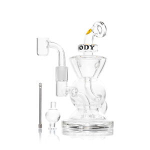 Goody Glass Big Mama Mini Dab-Rig Set (4-teilig) – Clear