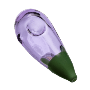 Goody Glass Eggplant Handstück