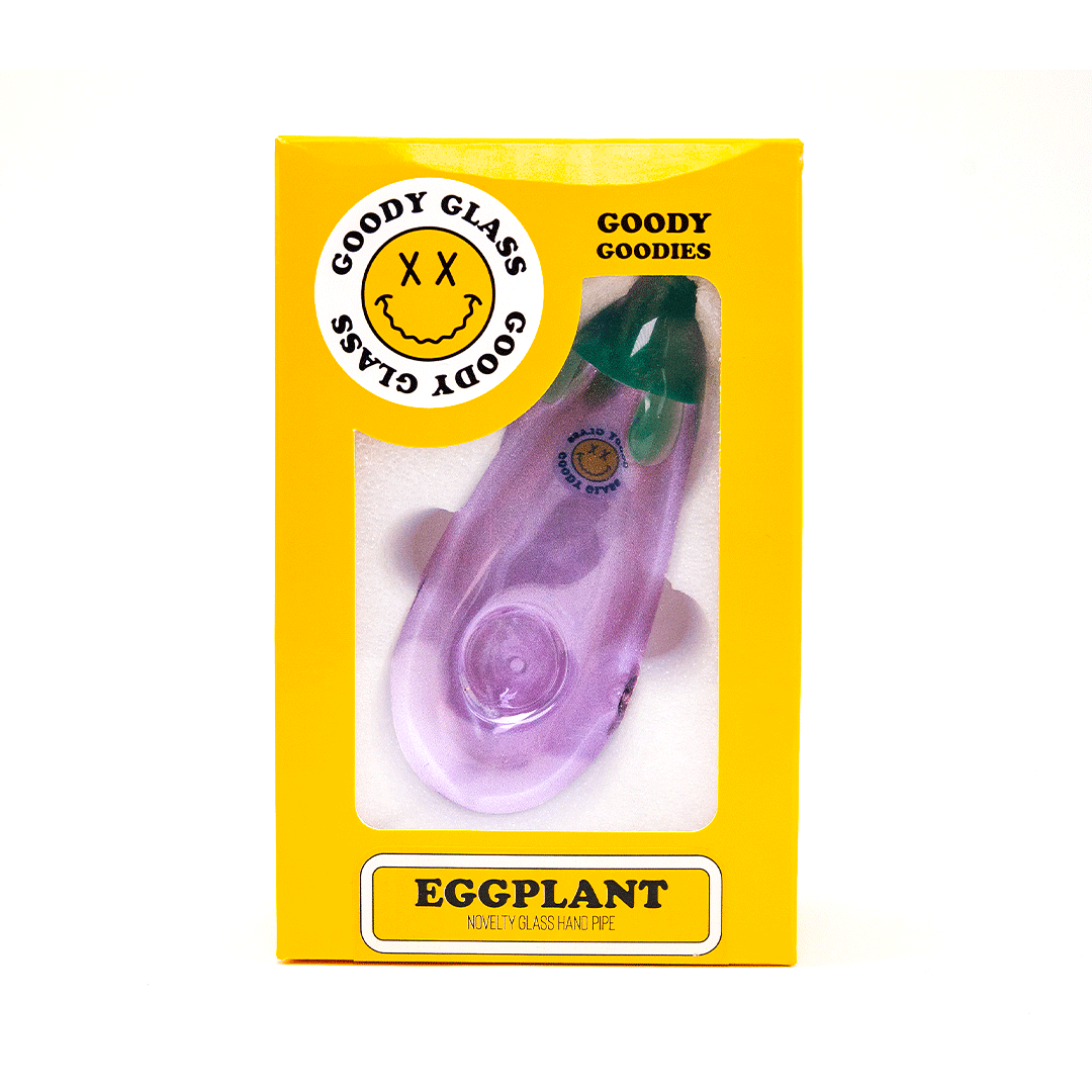 Goody Glass Eggplant Handstück – Bild 5