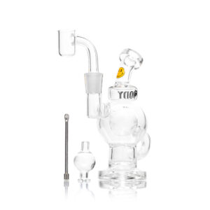 Goody Glass Orbit Mini Dab-Rig Set (4-teilig) – Clear