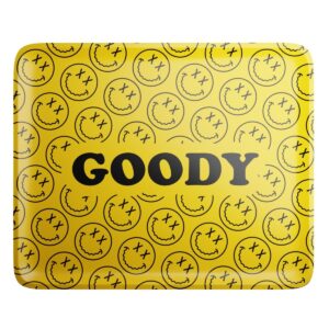 Goody Glass Pattern Face Rolling Tray – Gelb, Large