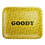 Goody Glass Pattern Face Rolling Tray – Gelb, Medium