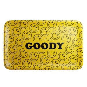 Goody Glass Pattern Face Rolling Tray – Gelb, Medium