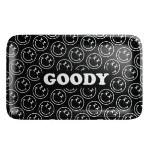 Goody Glass Pattern Face Rolling Tray – Schwarz, Medium