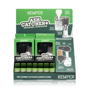 HEMPER Ash Catcher Plus Aschefänger mit Filter – 10er Display