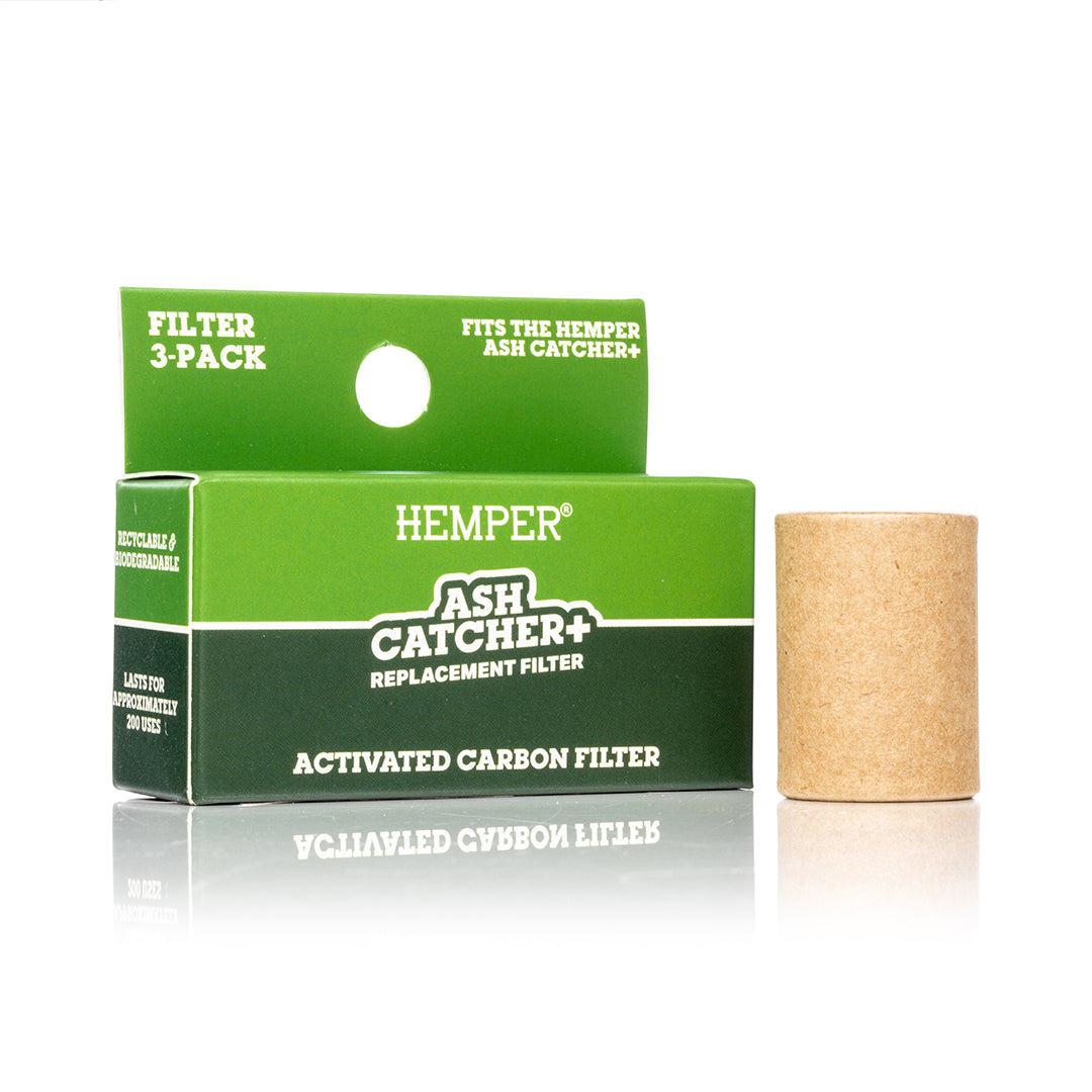 HEMPER Ash Catcher Plus Ersatz-Aktivkohlefilter – 3er Pack – Bild 2