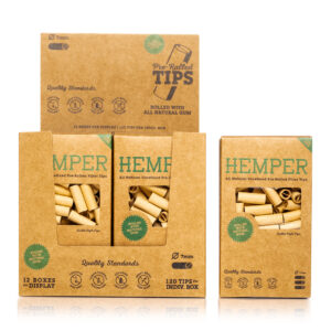 HEMPER Bullet Kartonfilter vorgerollt – Box